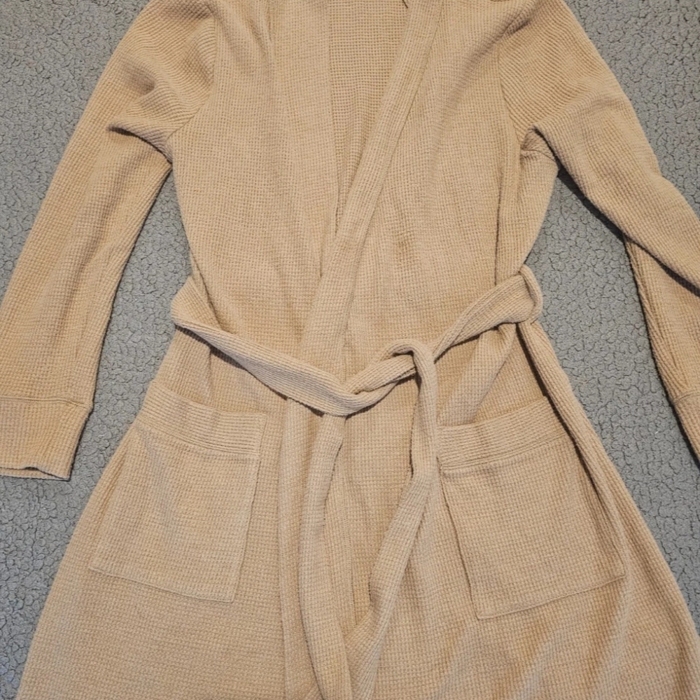 Abercrombie & Fitch Tan Waffle Knit Sleepwear